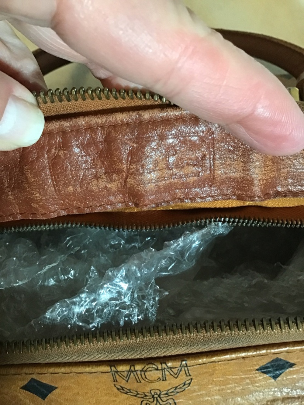 018. Vintage MCM Visetos Boston Bag (cognac) - Picture 15 of 15